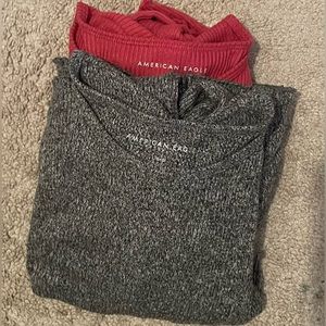 American Eagle Ribbed Crop Long Sleeves | Size L